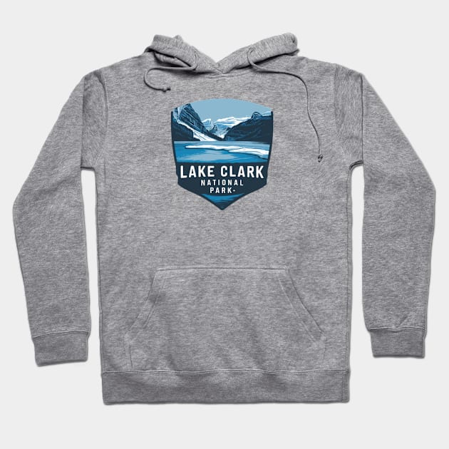 Frozen Lake Clark National Park Hoodie by Perspektiva